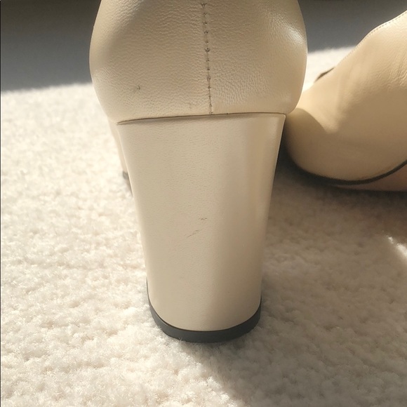 YSL light taupe block heels size 10 - Picture 4 of 7